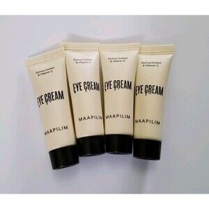 Lot Of 4-Maapilim Eye Cream Quinoa & Vitamin C .1fl Oz Sample Size, Sealed